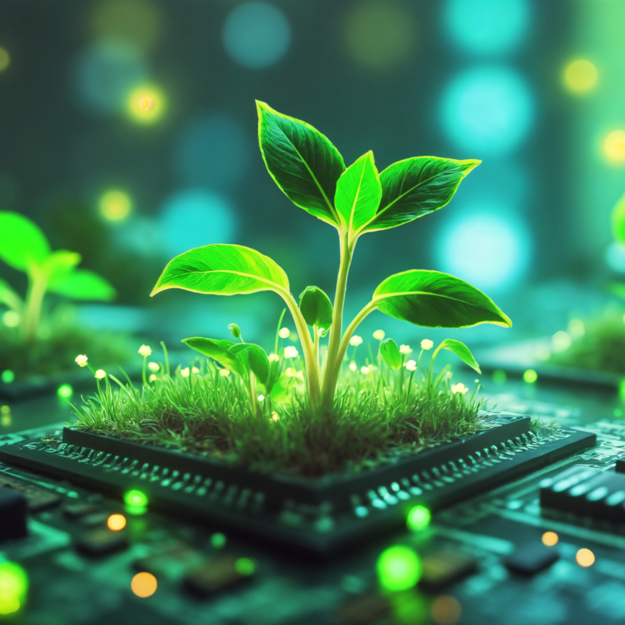 technology-nature-green-electronics-concept